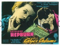 VHP7 218 ALICE ADAMS glass lantern coming attraction slide '35 Katharine Hepburn