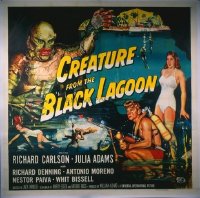 200 CREATURE FROM THE BLACK LAGOON linen 6sh
