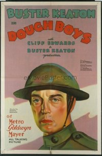 #201 DOUGHBOYS one-sheet 1930 Buster Keaton