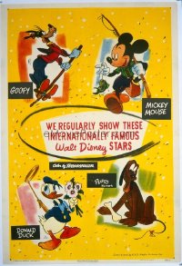 #085 WALT DISNEY STARS 1sh47 Mickey & Donald!