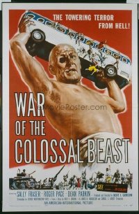 106 WAR OF THE COLOSSAL BEAST 1sheet