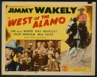 t003 WEST OF THE ALAMO title lobby card '46 Jimmy Wakely, Ray Whitley