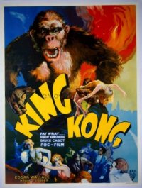 #164 KING KONG Czech '33 Fay Wray, Armstrong