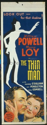 #277 THIN MAN Aust daybill '34 William Powell