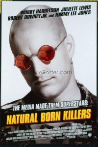 4665 NATURAL BORN KILLERS style B one-sheet movie poster '94 Oliver Stone