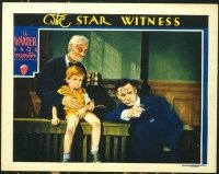 2223 STAR WITNESS lobby card '31 Walter Huston, great scene!
