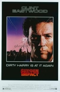 4691 SUDDEN IMPACT one-sheet movie poster '83 Clint Eastwood
