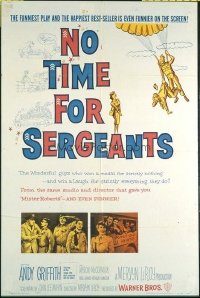 1570 NO TIME FOR SERGEANTS one-sheet movie poster '58 Andy Griffith