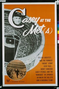 037 CASEY AT THE METS 1sh '65 Casey Stengel sparked romance between the city & baseball team!
