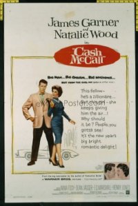 1519 CASH McCALL one-sheet movie poster '60 James Garner, Natalie Wood