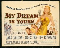 3515 MY DREAM IS YOURS 8 lobby cards '49 Jack Carson, Doris Day