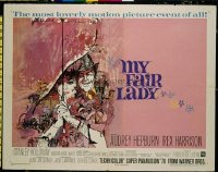 3413 MY FAIR LADY half-sheet movie poster '64 Audrey Hepburn, Harrison