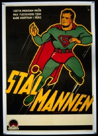 #209 SUPERMAN Swedish 1sheet41 Max Fleischer