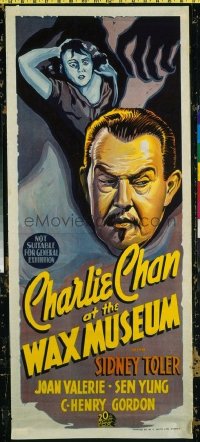 VHP7 017 CHARLIE CHAN AT THE WAX MUSEUM Aust daybill movie poster '40