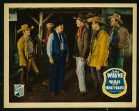JW 125 WINDS OF THE WASTELAND lobby card '36 John Wayne w/ 6 men!