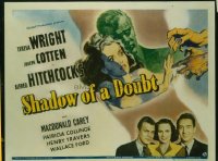 #013 SHADOW OF A DOUBT 1/2sheet '43 Hitchcock