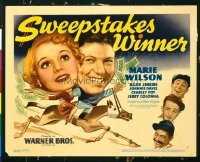 1338 SWEEPSTAKES WINNER title lobby card '39 race horse & money image!
