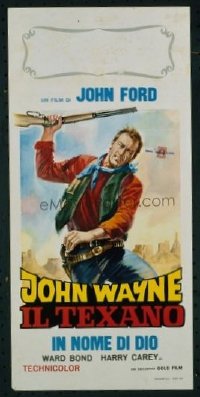 t228 3 GODFATHERS Italian locandina movie poster R64 John Wayne
