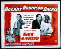 1230 KEY LARGO title lobby card '48 Humphrey Bogart, Lauren Bacall