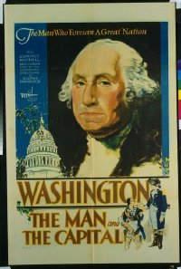097 WASHINGTON THE MAN & THE CAPITAL 1sheet