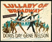 3513 LULLABY OF BROADWAY 8 lobby cards '51 Doris Day, Gene Nelson