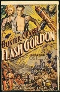 #157 FLASH GORDON Australian herald '36 sci-fi serial!!
