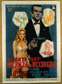 #341 DR NO Italian 2p62 Sean Connery as Bond