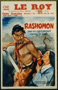 v251 RASHOMON  Belgian '50 Akira Kurosawa, Toshiro Mifune