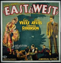 VHP7 042 EAST IS WEST six-sheet movie poster '30 Lupe Velez, Ayres, Robinson