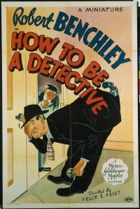 239 HOW TO BE A DETECTIVE ('36) 1sheet