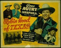 t375 ROBIN HOOD OF TEXAS 8 movie lobby cards '47 Gene Autry, Lynne Mara