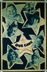 231 OUR GANG ('30s) paperbacked 1sheet