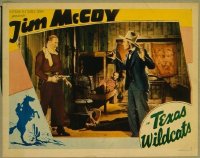 t051 TEXAS WILDCATS movie lobby card '39 Tim McCoy catches bad guy!