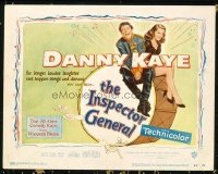 1222 INSPECTOR GENERAL title lobby card '50 Danny Kaye, Barbara Bates