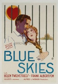 645 BLUE SKIES ('29) linen 1sheet