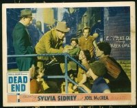 #144 DEAD END lobby card '37 Humphrey Bogart teaches kids!!