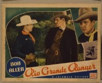 t425 RIO GRANDE RANGER movie lobby card '36 Bob Allen, western!