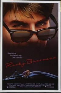 4681 RISKY BUSINESS one-sheet movie poster '83 Tom Cruise, De Mornay