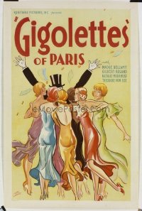 054 GIGOLETTES OF PARIS paperbacked 1sheet