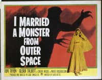 VHP7 395 I MARRIED A MONSTER FROM OUTER SPACE half-sheet movie poster '58