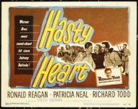 3504 HASTY HEART 8 lobby cards '50 Ronald Reagan, Patricia Neal