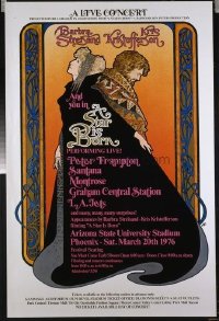 417 STAR IS BORN ('77) concert poster