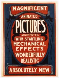 256 MAGNIFICENT ANIMATED PICTURES linen 1/2sh 1895
