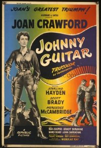 v388 JOHNNY GUITAR  40x60 '54 Joan Crawford, Nicholas Ray