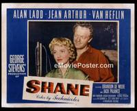 v350g SHANE  LC #7 '53 Van Heflin & Jean Arthur close up!