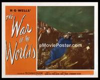 v164f WAR OF THE WORLDS  LC #2 '53 Gene Barry by ship!