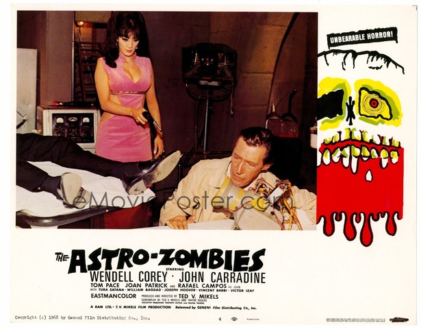 astro zombies poster