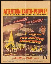 Wc Earth Vs The Flying Saucers WA02741 L