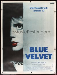 French 1p Blue Velvet Linen HP03228 L