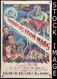 207 INVADERS FROM MARS ('53) linen 1sheet